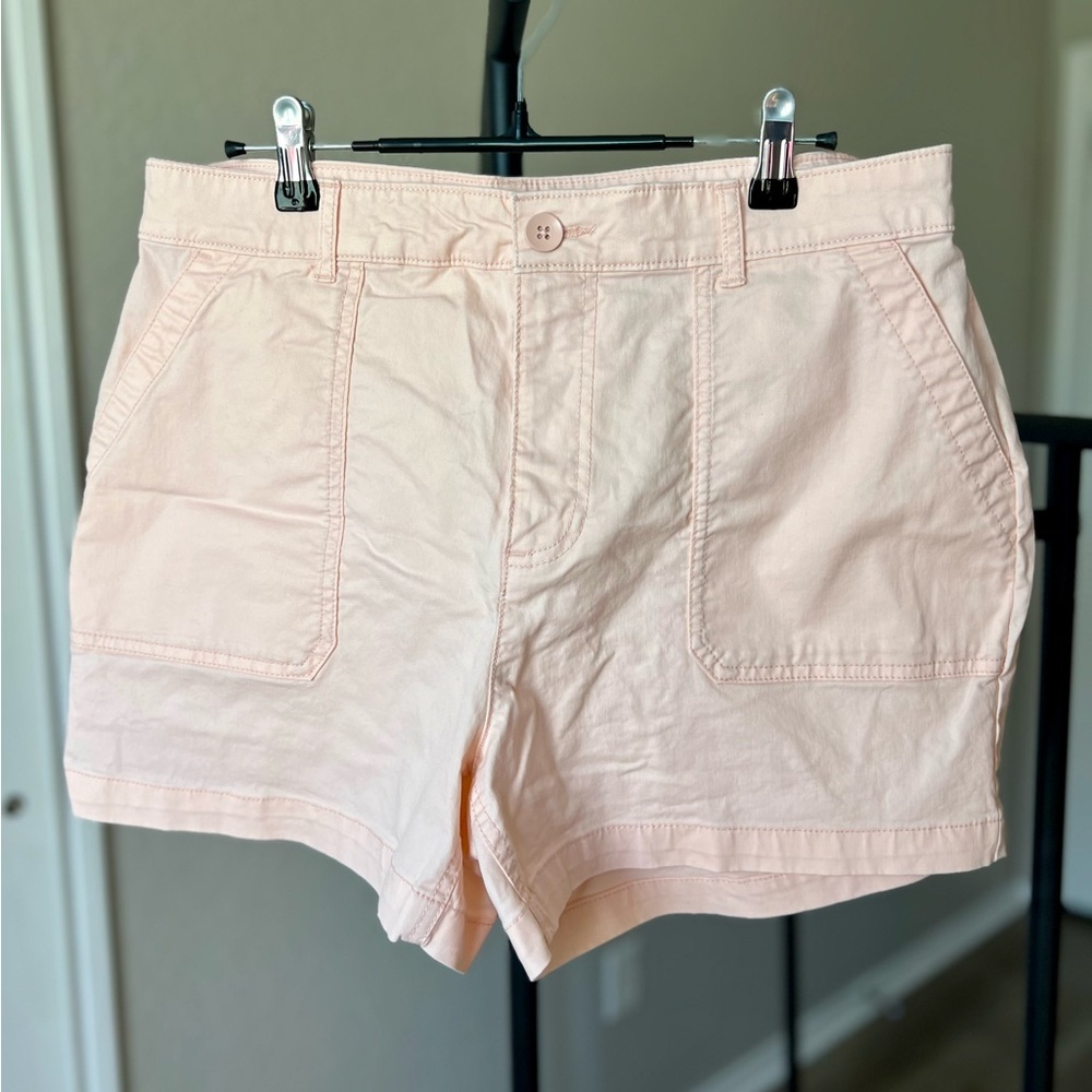Old Navy Women's Light Pink High Waist Shorts
